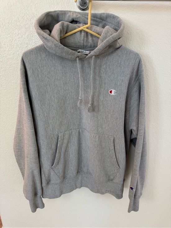 Champion Other - Champion Men's Grey Hooded Sweatshirt